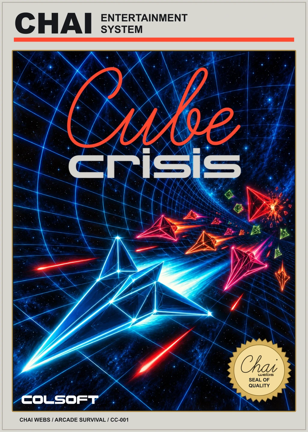 Cube Crisis - Chai Entertainment System game box